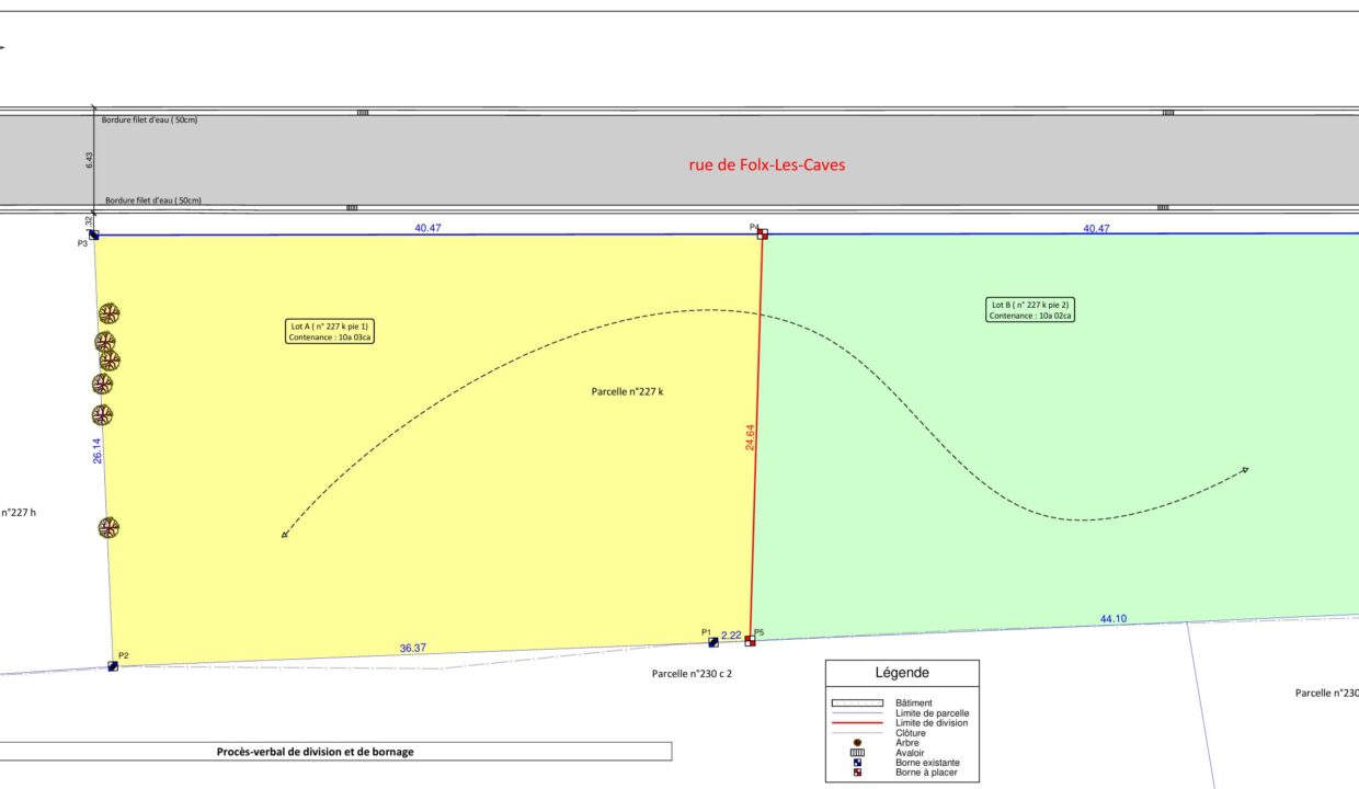 Géomètre à publier